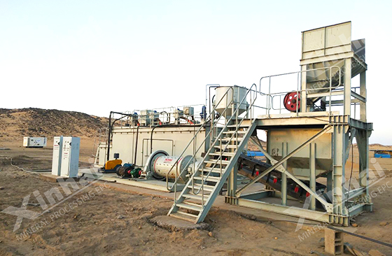 Libya 10tpd mobile gold processing plant.jpg